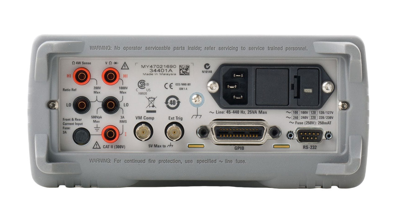 34401A Digital Multimeter, 6½ Digit-Rental
