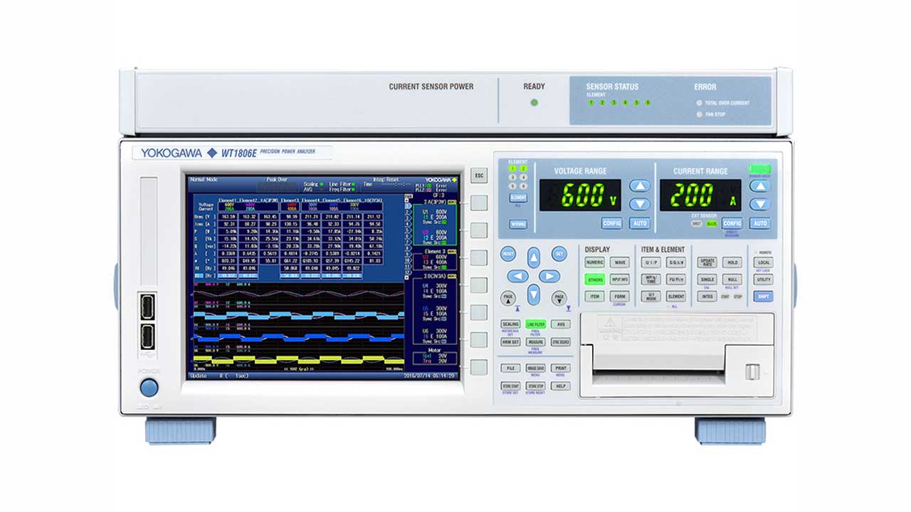 WT1800E High-Performance Power Analyzer